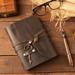 India.Curated. Journal, Leather | 6 H x 8 W x 1.2 D in | Wayfair AVA-DIARY-DCKL
