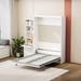 Latitude Run® Maislyn Storage Standard Bed in White | 60.08 H x 84.35 W x 17.72 D in | Wayfair C7D45609DDE047049B116DD547FB9334