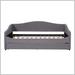 Ivy Bronx Keimora Daybed Upholstered in Gray/White | 36 H x 44 W x 80 D in | Wayfair 35BB41E1A4CD40AD9C82E83C9F94E88F