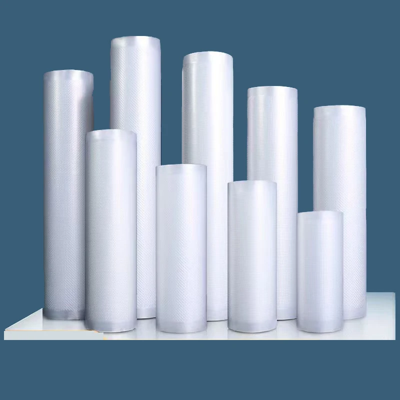 Sac d'emballage sous vide pour aliments ménagers, sacs de rangement sous vide pour scelleuse, conservation des aliments frais et longs, 12 cm, 15 cm, 20 cm, 25 cm, 28cm