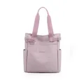 Sac fourre-tout en nylon pour femme sac à bandoulière violet monochrome grande capacité sac à