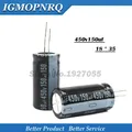 5 pièces 450v150uf 150uf450v 18*35 450v 150uf 18x35 condensateur électro-électrolytique 450v150 18*35