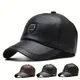 Casquette de baseball en cuir pour hommes Hip Hop Snapback Sports de plein air Casquettes