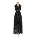 Express Casual Dress - A-Line Halter Sleeveless: Black Dresses - Women's Size X-Small
