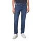 Slim-fit-Jeans MARC O'POLO DENIM "aus Bio-Baumwoll-Mix" Gr. 34 32, Länge 32, blau (dunkelblau) Herren Jeans Tapered-Jeans