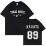 2023 Rock Band toyio Hotel Kaulitz T-Shirt moda uomo puro cotone Comfort maglietta manica corta Hip