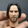 1/6 Scale John Wick Head Sculpt simile Keanu Reeves Head play Model per 12in Action Figure Toys