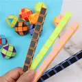 10 pezzi pieghevole serpente magico righello Puzzle Antistress cubo giocattolo educativo per bambini