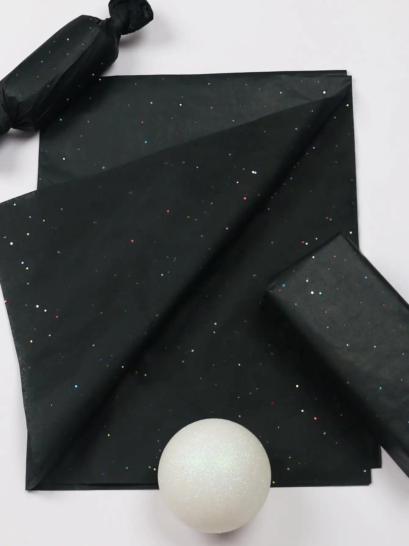 10 Stück/Beutel glitzerndes Sydney-Papier, Blumen-Geschenkpapier, liniert mit Geschenkpapier Image