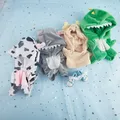 Puppe Pyjama Dinosaurier Stram pler Hosen Plüsch Spielzeug Kleidung für 20cm Puppe Kleidung Anzug