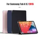 Tablet-Hülle für Samsung Galaxy Tab 9 7 9.7 SM-T550 SM-T555 p550 p555 ''Funda PC zurück PU Leder