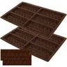 Stampo per cioccolato 2/4 pezzi con 6 slot per stampo per cioccolato in Silicone a rilascio facile