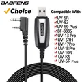 Cavo di programmazione USB Baofeng originale con Driver CD per UV-5R BF-888S 5RH 82 UV 17 21 PRO Quansheng UV-K5 UV-K6 Walkie Talkie