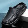 2024 neue Männer Hausschuhe Mode Panto letten Schuhe weiche Eva Sand Strand Pantoffel große Rutschen Schuhe einfarbige Outdoor Casual Sandalen