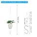 Macrame Hanging Planter, 2 Pack 40" Plant Holders for Indoor Decor