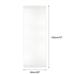 Blackout Door Curtain, French Window Door Curtain 1 Panel, White