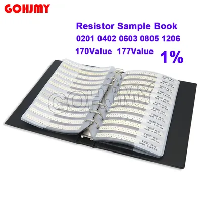 4250pcs 8500pcs 8850pcs 1% 200 gohjmy widerstand musterbuch smd sortiertes kit 10k k 1k 1r 100r 220r Image