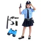 Anzieh Amerika Polizei Kostüm für Kinder-Polizist Kostüm für Mädchen-Cop Uniform Set mit Zubehör