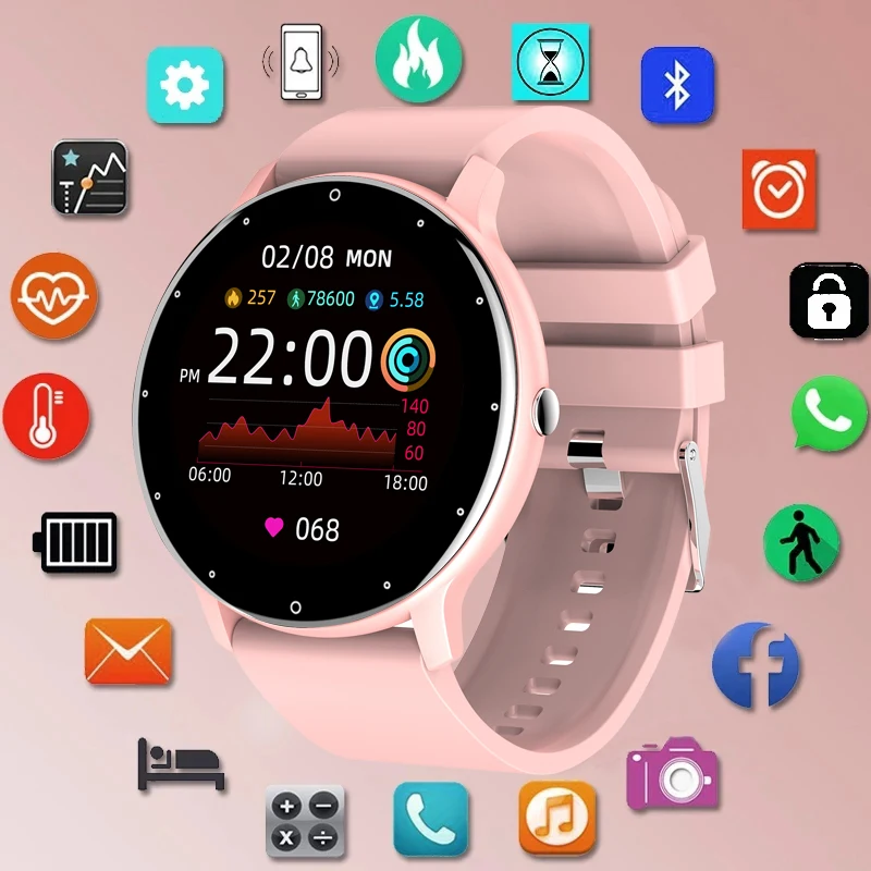 2023 neue Smartwatch Männer Frauen Herzfrequenz Schlaf Gesundheits monitor Fitness Tracker IP67 wasserdichte Sport Smartwatch für Android iOS Image