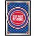 "Detroit Pistons 27"" x 19"" Framed Mirrored Wall Sign"