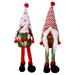 2pcs Christmas Gnome Decorations Swedish Tomte Xmas Plush Doll Ornaments Handmade Santa Standing Figurine Gifts 19 Inch