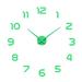 wall clock wall clock silent big bedroom extra large led 12 inch battery operated glow in the dark digital illuminated light up luminous bathroom night lighted modern kids living A