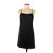 Cotton Candy LA Casual Dress - Shift: Black Solid Dresses - Women's Size Medium