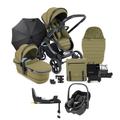 iCandy Peach 7 Travel System | Complete Maxi Cosi Pebble 360 plus ISOFIX Bundle (Colour: Olive Green Phantom)