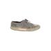 Superga Sneakers: Gray Solid Shoes - Women's Size 6 1/2 - Round Toe
