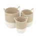 Cosmoliving By Cosmopolitan Set Of 3 Basket Storage Basket by Quinn Living in Brown