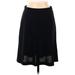 Gucci Wool A-Line Skirt Knee Length: Black Solid Bottoms - Women's Size 44