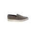 Steve Madden Sneakers: Slip On Platform Casual Gray Solid Shoes - Women's Size 10 - Almond Toe