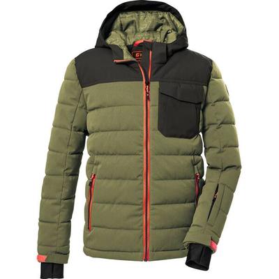 KILLTEC Kinder Funktionsjacke KSW 123 BYS SKI QLTD JCKT, Größe 140 in Grün