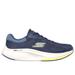 Skechers Men's GO WALK Max Walker - Augustus Sneaker | Size 10.0 | Navy/Lime | Textile/Synthetic | Vegan | Machine Washable