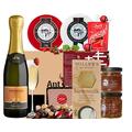 Snowdonia Cheese and Prosecco Wine Gift Set for Women - Cheese Hamper Gift -Award Winning Cheeses,Chutneys, Olives,Pate,Butter Milk Biscuits -Cheese Gift Set for Men and Women-Cheese Themed Crossword