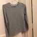 Athleta Shirts & Tops | Nwt Athleta Girls Long Sleeve Top - Gray/Green Striped, Size 16 | Color: Green | Size: Xxlg