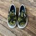 Vans Shoes | Like New Vans Classic Slip On Green Spiral Tie Dye Little Kid Sz 3 | Color: Black/Green | Size: 3b