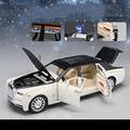 VIOLK 1/24 Suitable for Rolls-Royce Suitable for Maybach GLS600 alloy model car metal die-cast toy car series simulation sound and light car toy model (Color : Rolls royce-02)