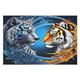Yin Yang Tiger Jigsaw Puzzles for Adults 1000 Pieces - Kids Wooden Jigsaw Puzzle - Recycled Board Picture Puzzle - Precision Cut 1000 Piece Jigsaw Puzzle （75 * 50cm）
