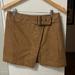 Free People Skirts | Free People Faux Leather Buckle Tan Skirt | Color: Brown/Tan | Size: 6