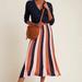 Anthropologie Skirts | Anthropologie Foxiedox “Nina” Sweater Midi Skirt, Size Mp | Color: Brown/Pink | Size: Mp