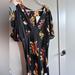 Free People Dresses | Nwt Free People Floral Dress. Knee Length. Size 10. | Color: Black | Size: 10