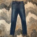 American Eagle Outfitters Jeans | American Eagle High Rise Jeans Jegging Dark Blue Denim High Waisted Skinny | Color: Blue | Size: 4