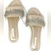 Victoria's Secret Shoes | Nip Luxury Vs Gold Rhinestones Velvet Slippers Sz Med Htf | Color: Gold/Silver | Size: 7