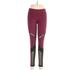 Victoria's Secret Pink Active Pants - Mid/Reg Rise: Burgundy Activewear - Women's Size Medium