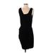 Club Monaco Casual Dress - Sheath Scoop Neck Sleeveless: Black Solid Dresses - Women's Size Small