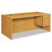 HON 10500 Series Executive Desk Wood in Brown | 29.5 H x 72 W x 36 D in | Wayfair HON10585RNN