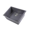 Nantucket Sinks Granite Composite 24" L x 18" W Undermount Kitchen Sink Granite in Gray | 8.25 H x 23.63 W x 17.75 D in | Wayfair WFPC03302019