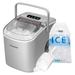 Specstar Vivohome 26 Lb. Daily Production Bullet Clear Ice Portable Ice Maker in Gray | 11.4 H x 8.7 W x 11.6 D in | Wayfair wal-VH1245US