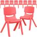 Isabelle & Max™ Demaio Plastic Stackable School Chair w/ 12" Seat Height Plastic | Wayfair D25C139CCFED435A97702E027654928E